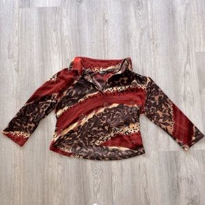 Unique old-style retro vintage beading top